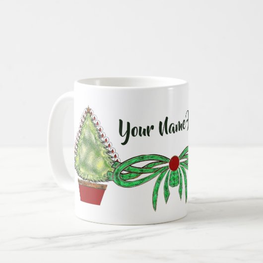 Vakantie Silver Bells Koffiemok (Voorkant links)