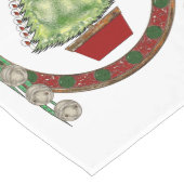 Vakantie Silver Bells Lange Tafelloper (Hoek)