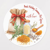 Vakantie Simmer Potkruiden Labels (Design 1)