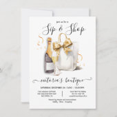 Vakantie Sip en Shop boetiekwinkel evenement Kaart (Voorkant)