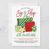 Vakantie Sip en Shop Kaart (Voorkant)