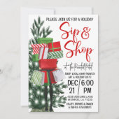 Vakantie Sip en Shop Kaart (Voorkant)