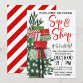 Vakantie Sip en Shop Kaart (Voorkant / Achterkant)