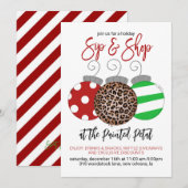 Vakantie Sip en Shop Kaart (Voorkant / Achterkant)