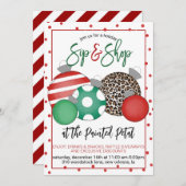 Vakantie Sip en Shop Kaart (Voorkant / Achterkant)