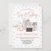 Vakantie Sip en Shop Kaart (Voorkant)