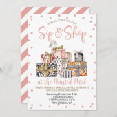 Vakantie Sip en Shop Kaart (Voorkant / Achterkant)