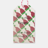 Vakantie Sjabloon ontwerp Cadeaulabel (Achterkant)