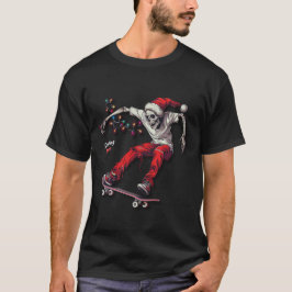 Vakantie Skeleton Skateboarder T-shirt