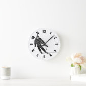 Vakantie skiër - Downhill skiën Ronde Klok (Huis)