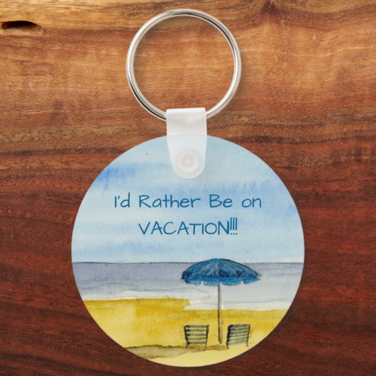 Vakantie Sleutelhanger (Achterkant)