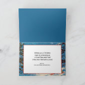 Vakantie Smash Christmas pickleball Kaart (Binnen)