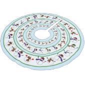 Vakantie Sneeuwmannen Kerstmis Kerstboom Rok (Gekanteld)