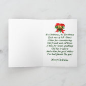 Vakantie sneeuwpoppen feestdagen kaart (Binnen)