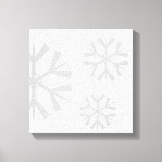 Vakantie Sneeuwvlok Canvas Kunst (Voorkant)