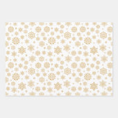 Vakantie Sneeuwvlokken Wrapping Papier Bladen Inpakpapier Vel (Voorkant)