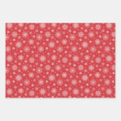 Vakantie Sneeuwvlokken Wrapping Papier Bladen Inpakpapier Vel (Voorkant)