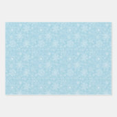 Vakantie Sneeuwvlokken Wrapping Papier Bladen Inpakpapier Vel (Voorkant 3)