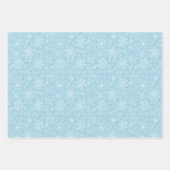 Vakantie Sneeuwvlokken Wrapping Papier Bladen Inpakpapier Vel (Voorkant)