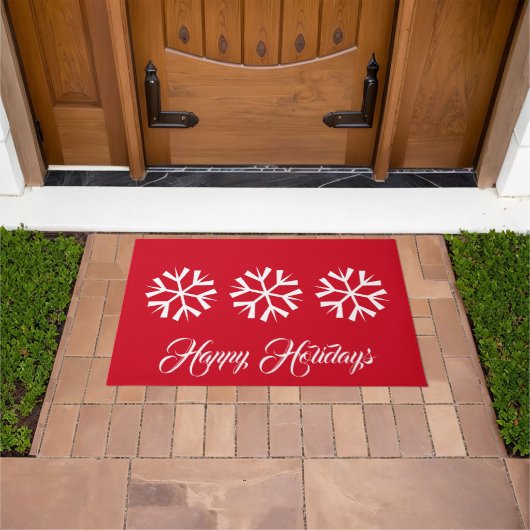 Vakantie Snowflake Doormat Deurmat (Buiten)