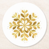 Vakantie Snowflake Papier Onderzetters (Voorkant)