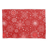 Vakantie Snowflakes Kussensloop Set (Voorkant-Links)