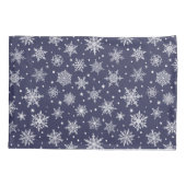 Vakantie Snowflakes Kussensloop Set (Achterkant-Links)