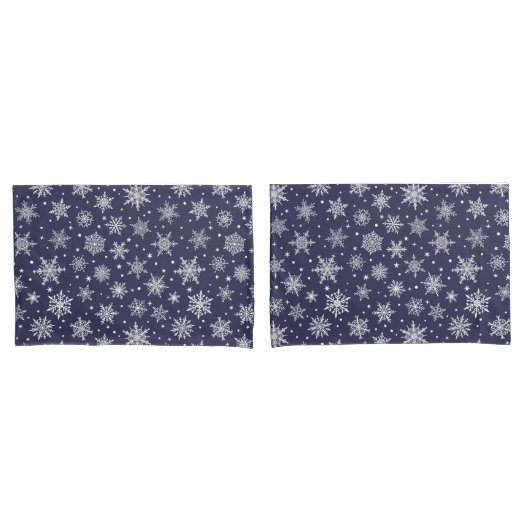 Vakantie Snowflakes Kussensloop Set (Voorkant-Set)