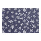 Vakantie Snowflakes Kussensloop Set (Achterkant-Rechts)