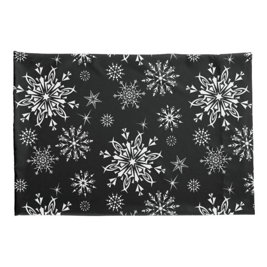 Vakantie Snowflakes Kussensloop Set (Achterkant-Rechts)