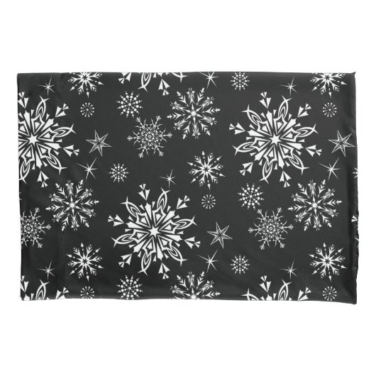 Vakantie Snowflakes Kussensloop Set (Voorkant-Links)