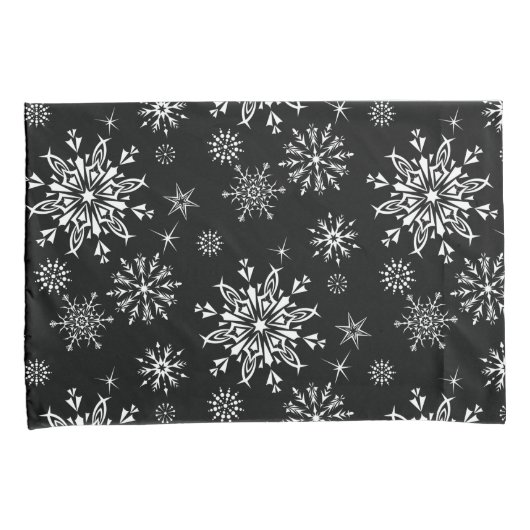 Vakantie Snowflakes Kussensloop Set (Voorkant-Rechts)