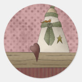 Vakantie Snowman Envelope Stickers (Voorkant)