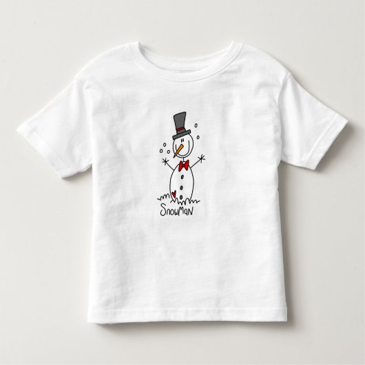 Vakantie Snowman T-shirts en geschenken (Voorkant)