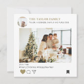 Vakantie Social Media Nieuwigheid Sjabloon Kerst (Voorkant)