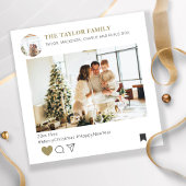 Vakantie Social Media Nieuwigheid Sjabloon Kerst