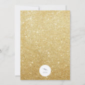 Vakantie Soiree Glitter Chalkboard Party Uitnodige Kaart (Achterkant)