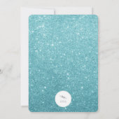 Vakantie Soiree Glitter Chalkboard Party Uitnodige Kaart (Achterkant)