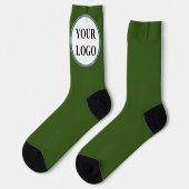 Vakantie Sokken TOEVOEGEN LOGO Rendier Funny Carto (Links)