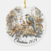 Vakantie Songbird - Aangepast Keramisch Ornament (Achterkant)