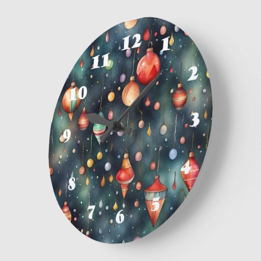 Vakantie Speelgoed, Kerstdecoratie waterverf kunst Grote Klok (Hoek)
