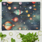 Vakantie speelgoed, Kerststemming Theedoek (Gevouwen)