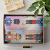vakantie speelgoed soldier Nutcracker patroon holo Tissuepapier (Geschenk)