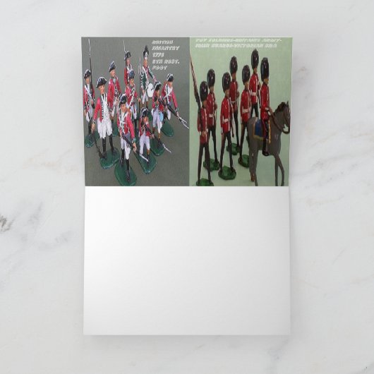 Vakantie Speelgoed Soldiers Kaart (Binnen)