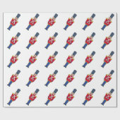 Vakantie Speelgoed Soldiers Wrapping Paper Cadeaupapier (Vlak)