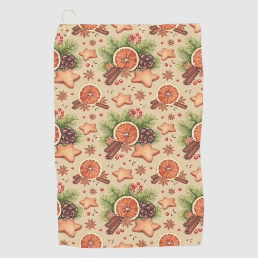 Vakantie Spice Golf Handdoek (Voorkant)