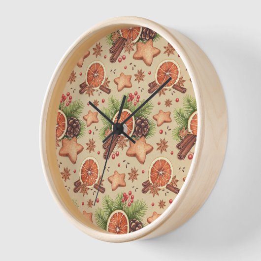 Vakantie Spice Wandklok (Hoek)