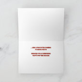 Vakantie Spirit Hippo Kerst Kaart (Binnen)