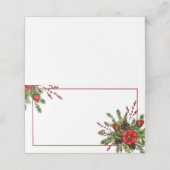 Vakantie spray kerst plaatskaartje (Buitenkant ongevouwen)