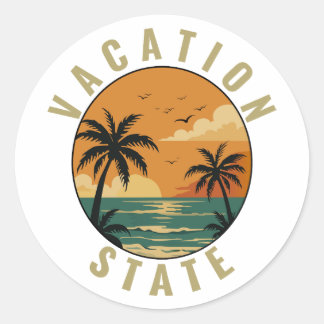 Vakantie Staat sticker
